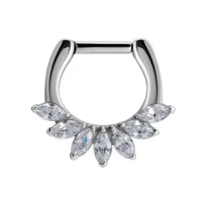 16 Gauge | Marquise Septum Clicker [6mm]