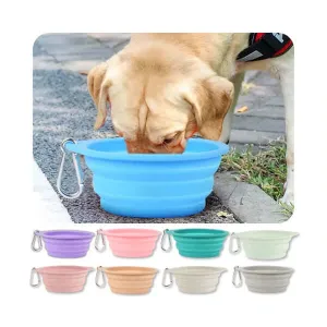 350/600ml Large Collapsible Dog Bowl