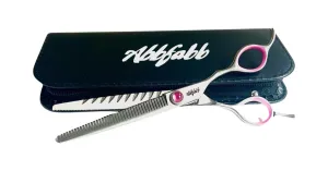 Abbfabb Grooming Scissors Ltd 7" 40 Piano Teeth Straight Fluffer