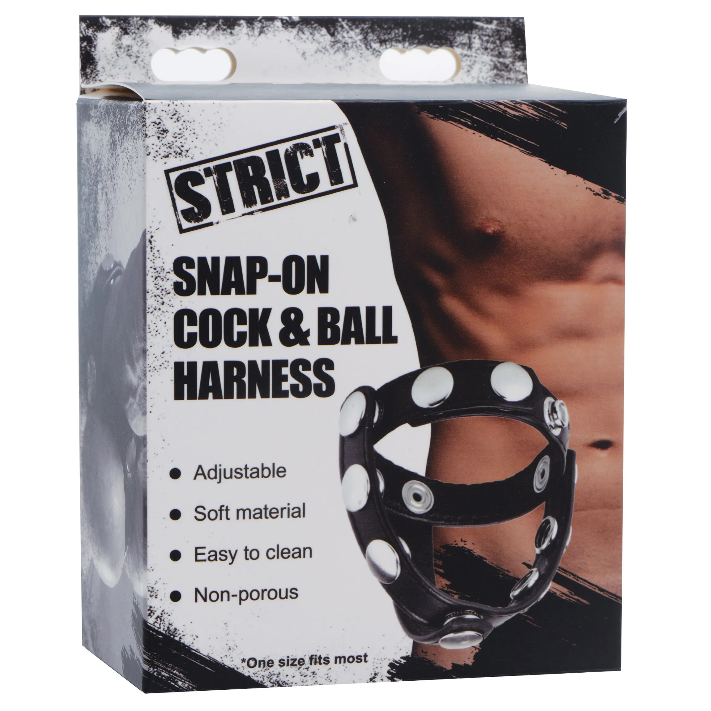 Adjustable Snap-On Cock & Ball Harness for Ultimate Comfort & Sensation