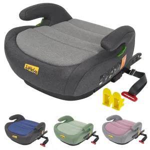 Black  I-Size Booster Seat for Car with ISOFIX, 125-150cm (Group 2/3, 3-12 Years), Portable Car Seats for Kids