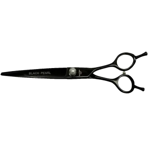 Black Pearl 8" Straight Even Handle Shear by Geib