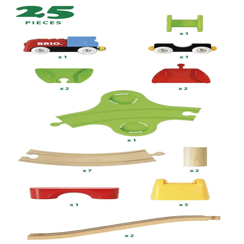 BRIO My First - My First Railway B/O Train Set 25 pieces 33710