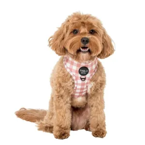 Chocolate Gingham Adjustable Harness