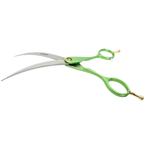 Colibri Super Curved Scissors Lime Green 6.5" by Zolitta