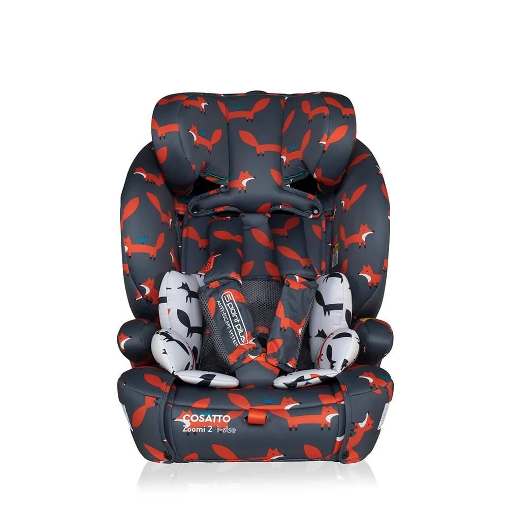 Cosatto Zoomi 2 i-Size Car Seat - Charcoal Mister Fox