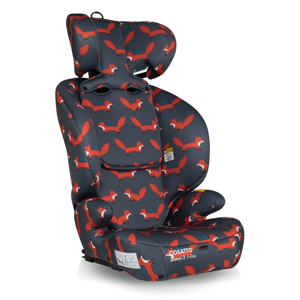 Cosatto Zoomi 2 i-Size Car Seat - Charcoal Mister Fox