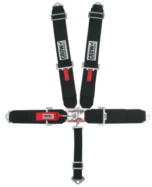 Crow 5-Way Standard 3" Latch & Link Harness - Black Hardware - Purple