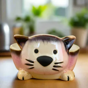 Faithful Friends Cat Shaped Food Bowl