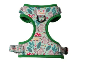 Feelin Squirrely - Adjustable Dog Harness - Heavy Duty Metal Hardware