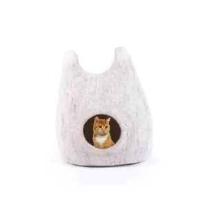 Felt cat cave bed