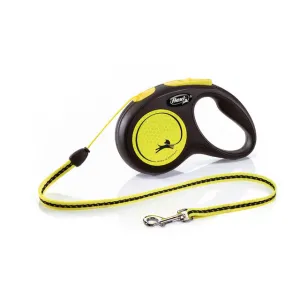 Flexi New Neon Retractable Cord Lead