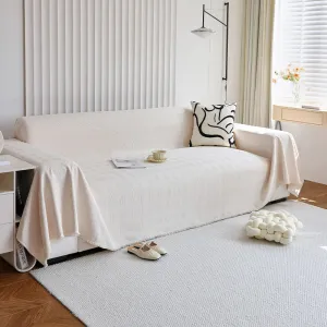 Geneva Plaid Print Couch Sofa Cover Blanket
