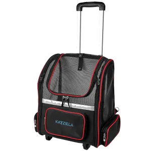 Katziela Hybrid Adventurer Pet Carrier - Black