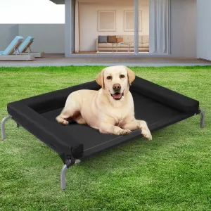 MEDIUM Dog Beds Elevated Pet Puppy - Black