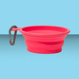 Messy Mutts Collapsible Bowl Red 1.5cup