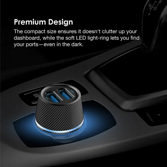 oraimo Highway Dual USB Fast Charging Car Charger