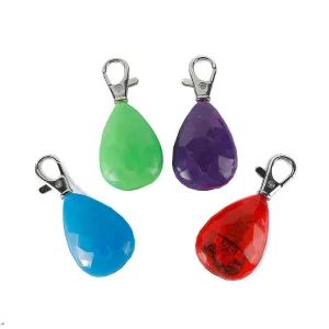 PAWS ASIA Manufacturer Rechargeable Safety Colorful LED Small Pet Collar Charms