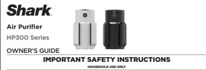 Shark Air Purifier User Manual Model-HP302