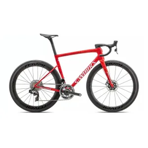 SPECIALIZED Sworks Tarmac SL8 2024 Sram Red AXS Complete Road Bike - GLOSS RED SKY / FIERY RED STRATA / SATIN WHITE